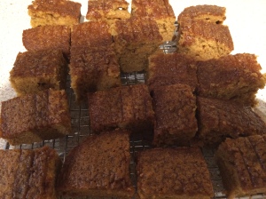 Sticky Gingerbread Squares